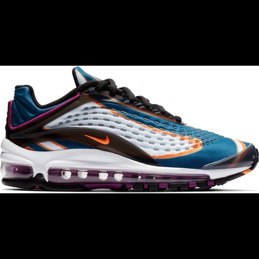 Nike Air Max Deluxe GS, blue, orange, purple